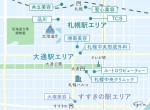 北海道札幌の二重整形クリニックマップ