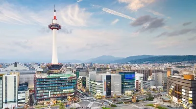 京都駅周辺の風景